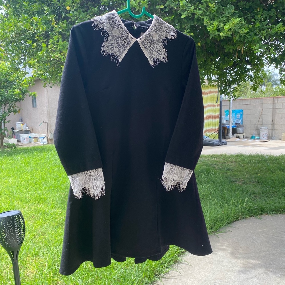 UNIF lace doll dress Wednesday Addams